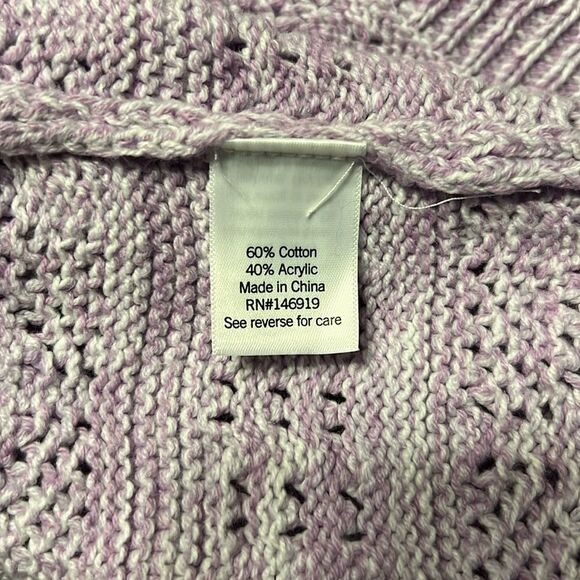 SO Purple Cropped Tank Sweater - Picture 5 of 5